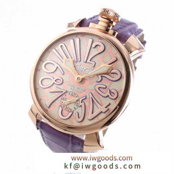 美品 注目作 美しさ ガガミラノ 時計 多針式の伝統的なパターンよりも遠慮しています