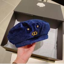 新作スタイリッシュなディオールDIORベレー帽スーパー コピー 通販，Diorディオール2022秋冬新作コーデュロイベレー帽