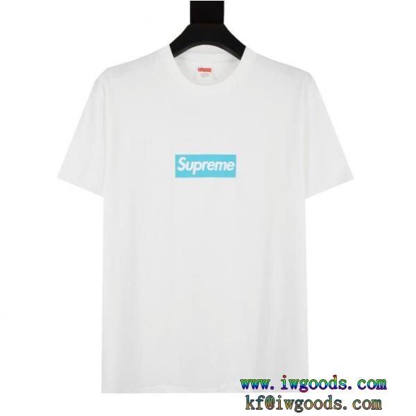 半袖tシャツシュプリームブランド レプリカ機能面抜群機能的なアイテム Supreme 21FW Tiffany Co Box Logo Tee