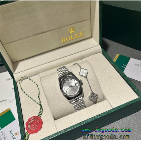 腕時計+ブレスレットセット ROLEX腕時計 レディース2023新作先取り　日本未入荷早い者勝ちコピー 通販