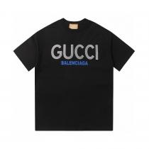 半袖tシャツ【ユニセックス】偽物 ブランド 激安GUCC1 X BALENCIAGA最新作即発ストリートを感じさせる