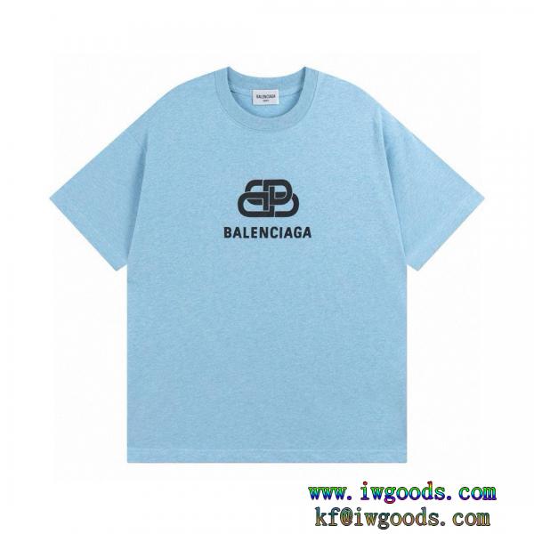 清潔感で洗練され2024のトレンドの動向バレンシアガBALENCIAGA半袖Tシャツ【ユニセックス】スーパー コピー ブランド 通販