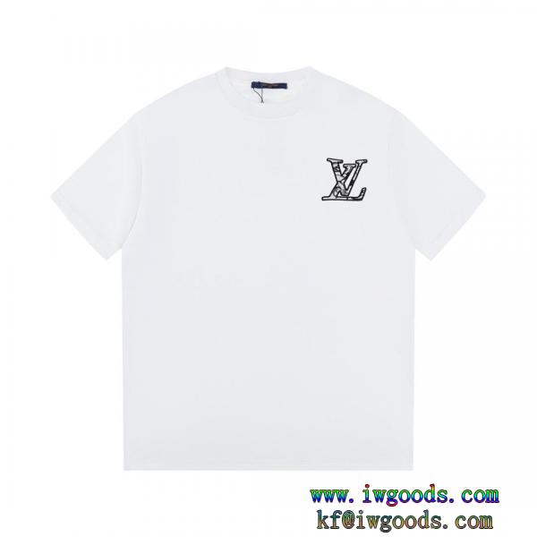 半袖Tシャツ【ユニセックス】コピー 商品 ブランドルイヴィトンLOUIS VUITTON新作2024流行り映え度MAX