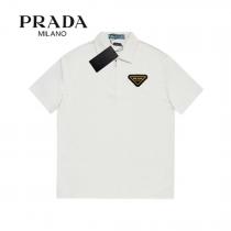 プラダPRADA今年らしく魅力的アップオシャレ度アップポロシャツ/半袖ブランド 偽物