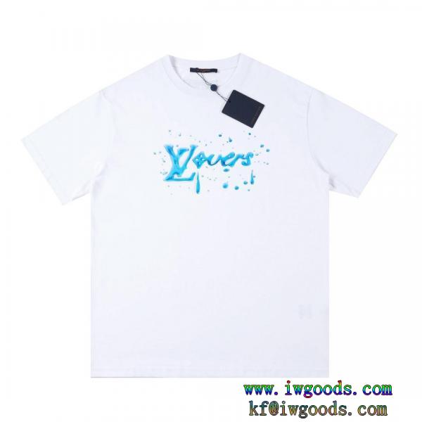 ブランド コピー 販売 ルイヴィトンLOUIS VUITTON半袖Tシャツ2024ファッション見つけてほしい一品