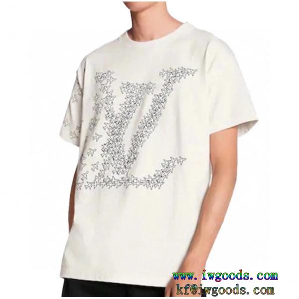 存在感は抜群累積売上額第1位獲得ブランド フェイク半袖Tシャツ【ユニセックス】ルイヴィトンLOUIS VUITTON