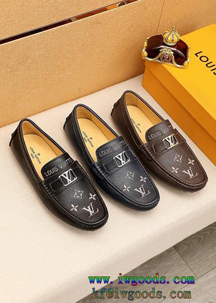 セレブも愛用ルイヴィトンLOUIS VUITTON革靴スーパー コピー 通販3色可選