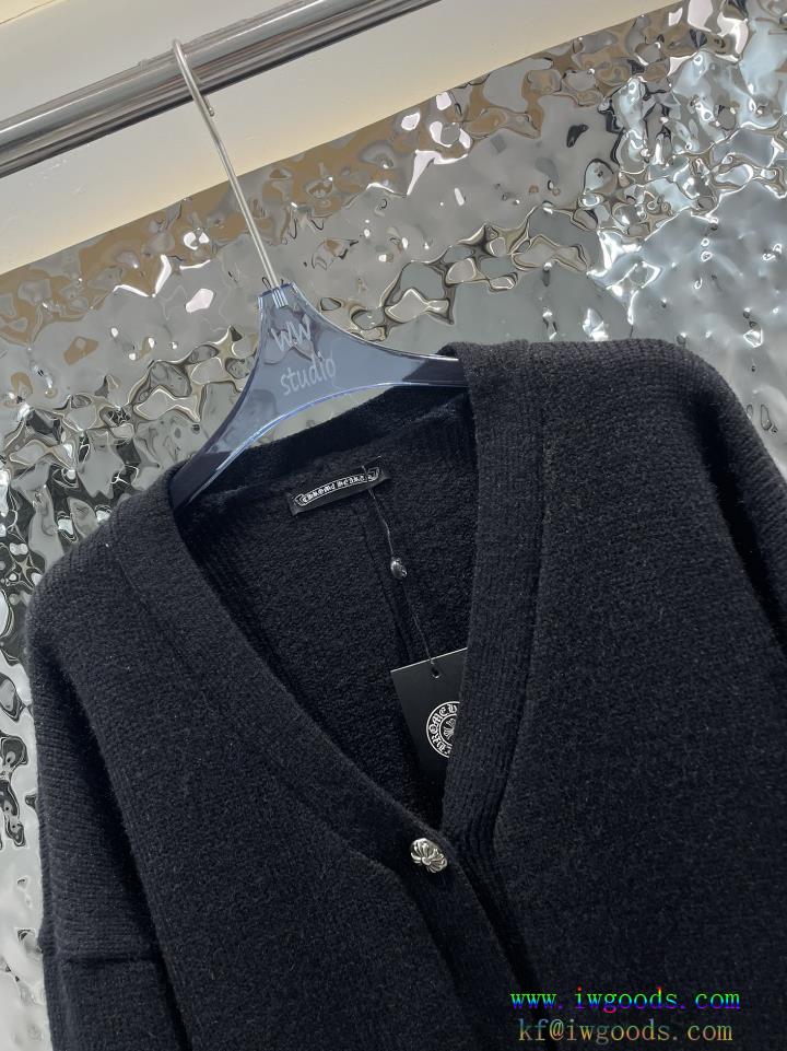 CHROME HEARTSカーディガン風合いが出るクロムハーツセーターブランド コピー 品セーターのコート
