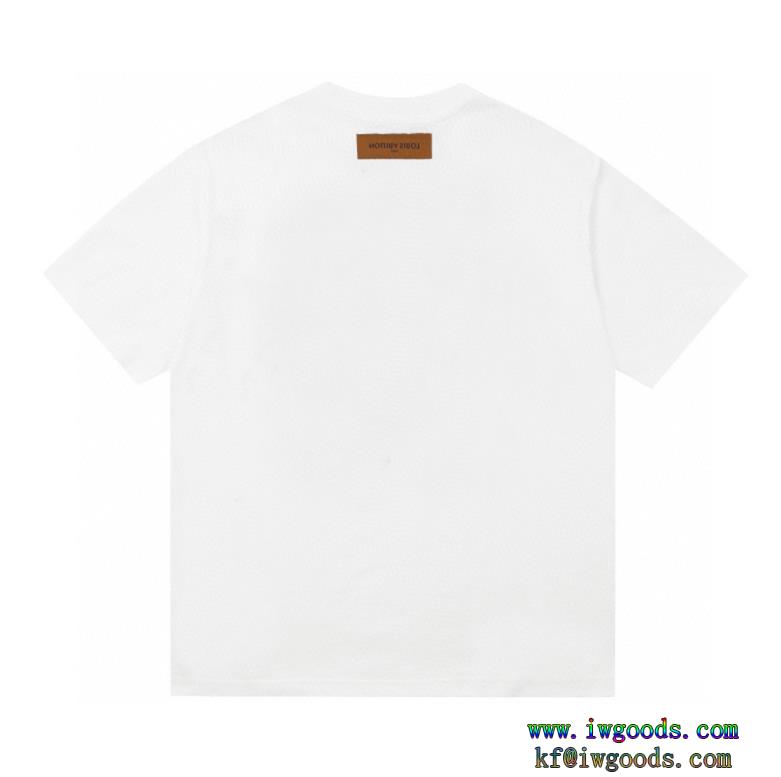 【ユニセックス】大好評個性的な2023のコーディネートルイヴィトン半袖tシャツスーパー コピー ブランド 専門