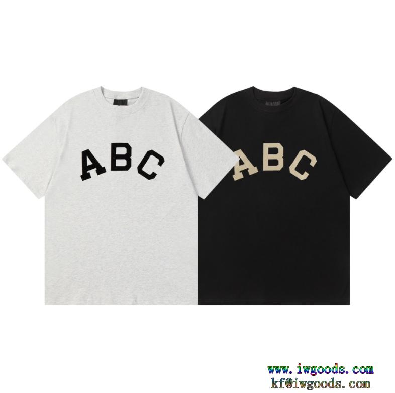 最新先取りおしゃれなロゴ入り期間限定VIPセール半袖Tシャツ2024ss FOG Fear of God ABCコピー ブランド 通販