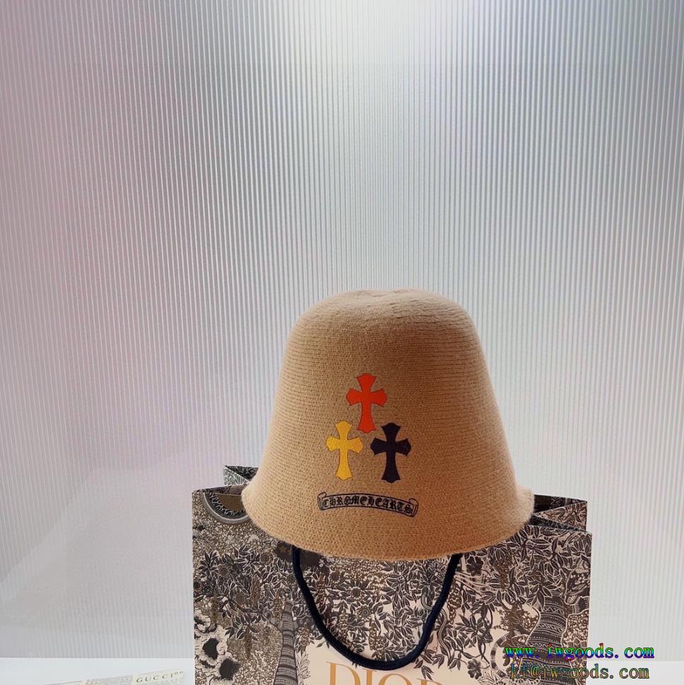 お洒落に魅せるクロムハーツ漁師帽スーパー コピー 通販CHROME HEARTS高いバージョン秋冬新作ニット漁師帽
