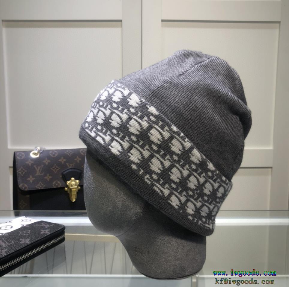 人気復活 ディオールDIORニット帽ブランド コピー 通販ディオール毛糸の帽子