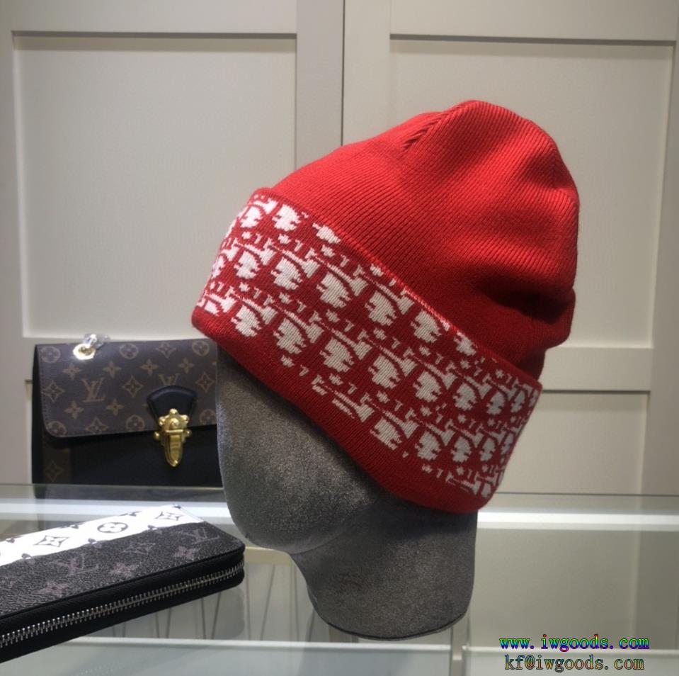 人気復活 ディオールDIORニット帽ブランド コピー 通販ディオール毛糸の帽子