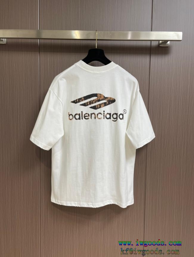 BalenciagaクルーネックTシャツ2024SS新作 カジュアルさ激安 ブランド