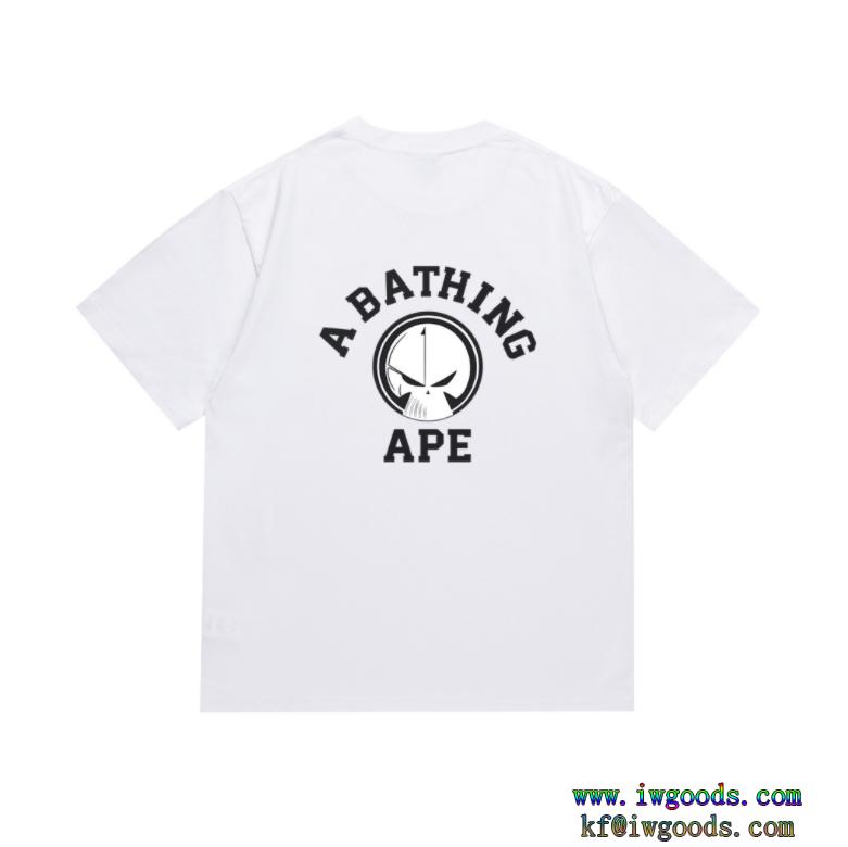 A BATHING APE(アベイシングエイプ)プリント半袖Tシャツ【ユニセックス】偽 ブランド,A BATHING APE(アベイシングエイプ)偽物 ブランド