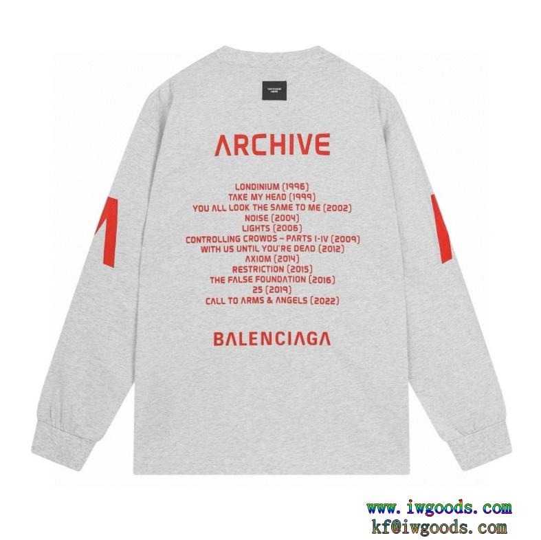 BALENCIAGA x Archiveブランド スーパー コピー 舗人気商品在庫手元にあり即発セール必需品丸首衛衣