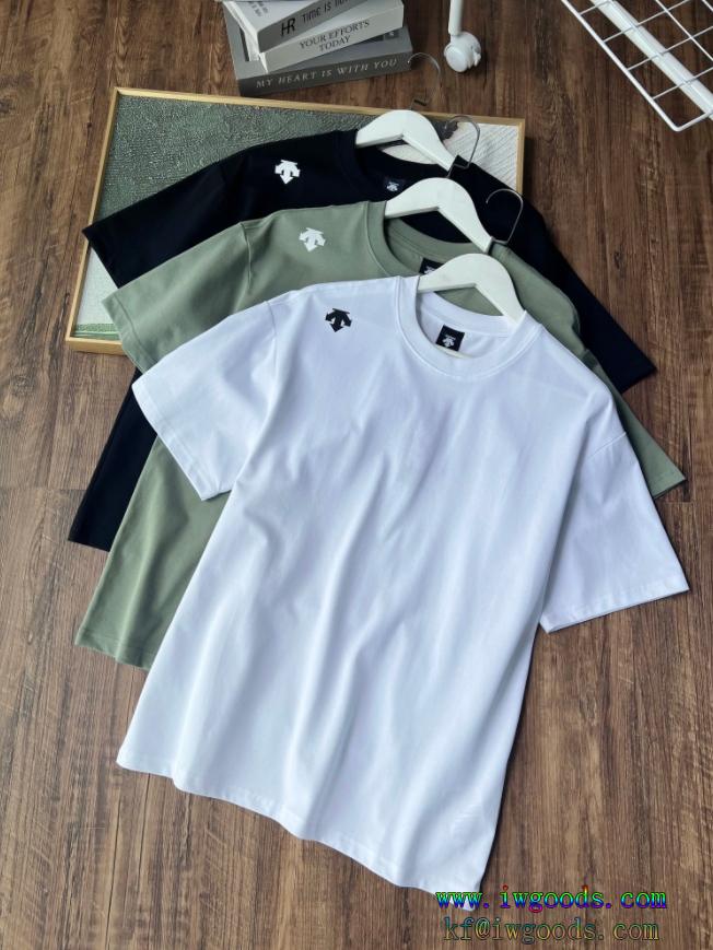 半袖Tシャツ完売前に2024に役立つカジュアルDESCENTE（デサント ）コピー ブランド 優良