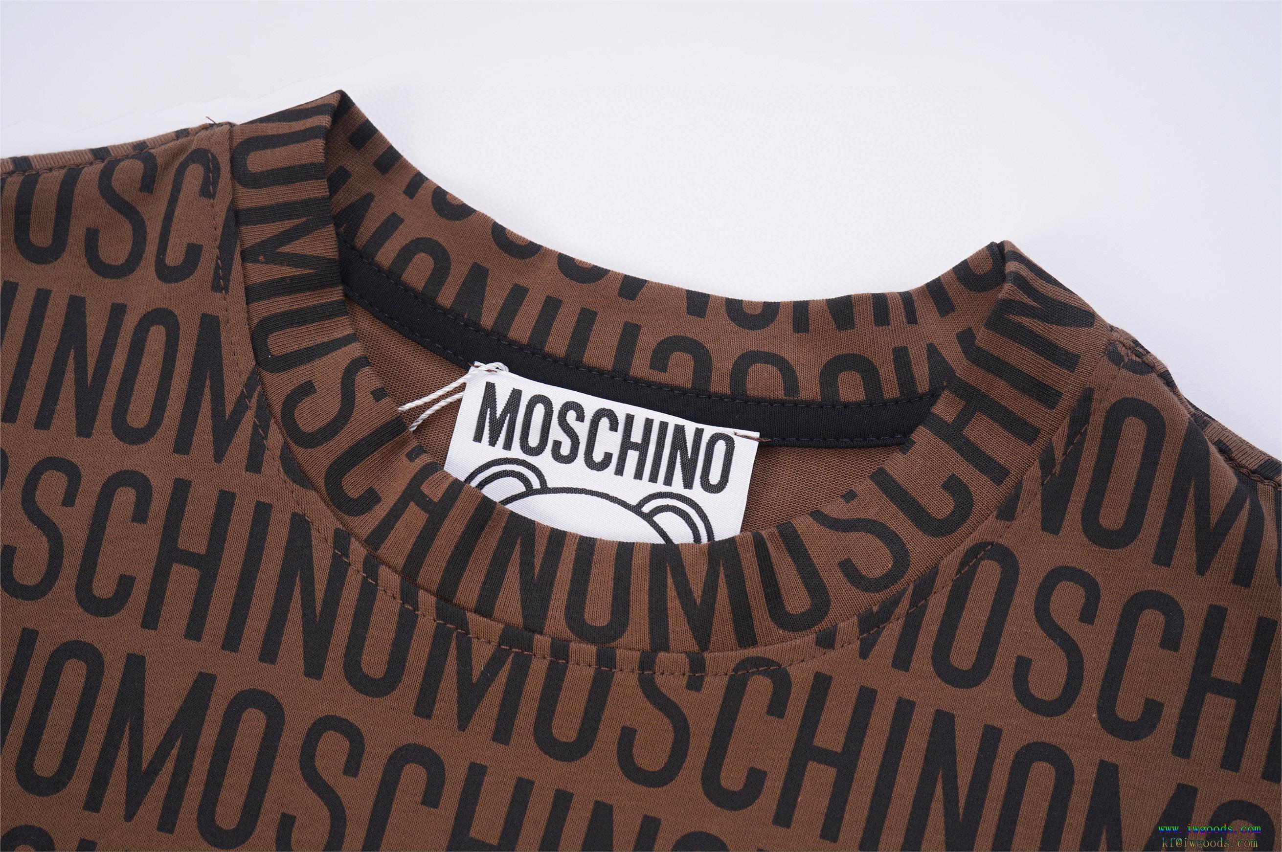 偽物 ブランドどんなシーンにもリラックススタイルが実現半袖TシャツMOSCHINO モスキーノ