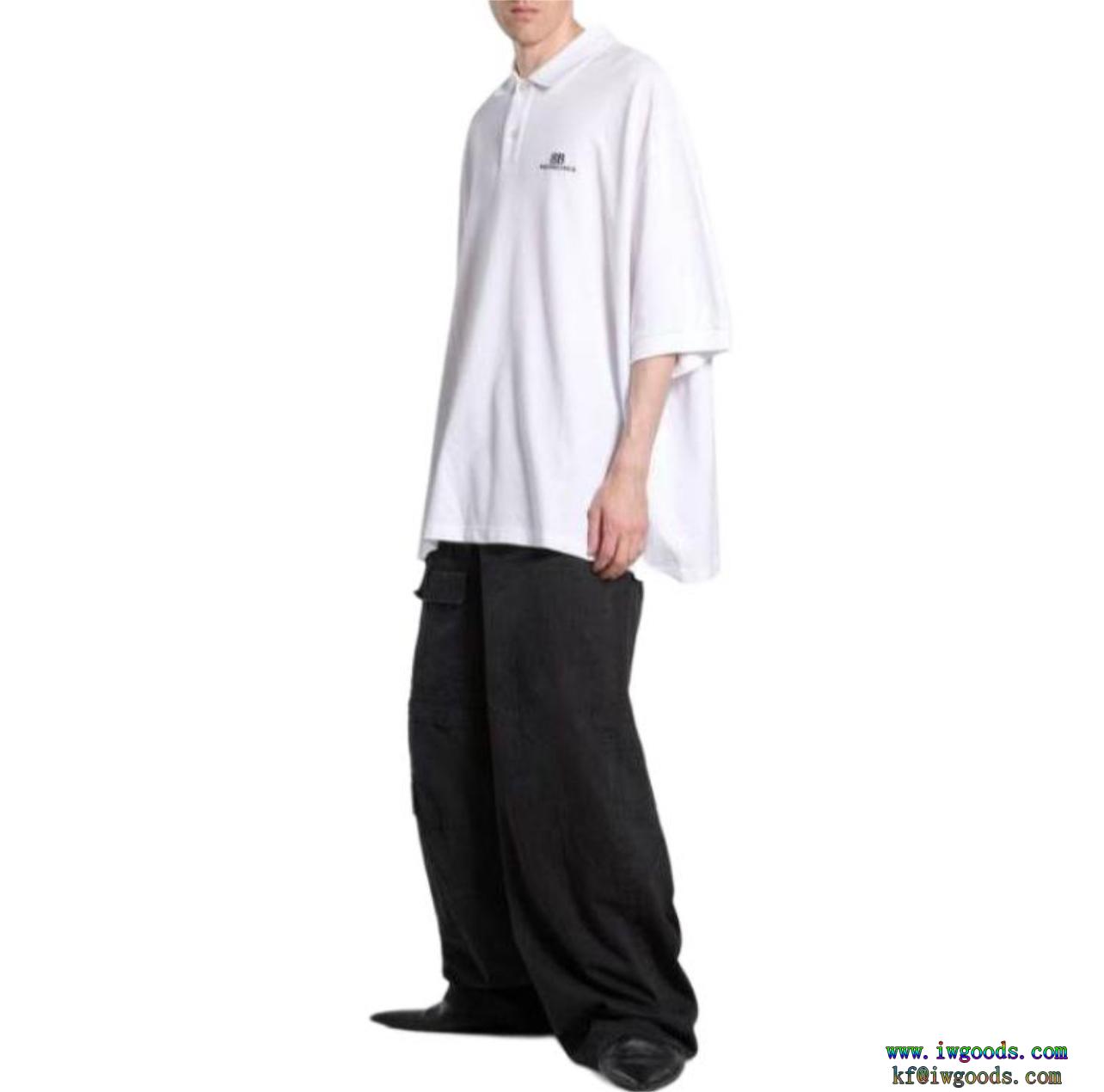 半袖 ポロシャツ【ユニセックス】バレンシアガBALENCIAGA2024年の夏のマスト抜け感のあるスタイルが完成コピー 品 販売