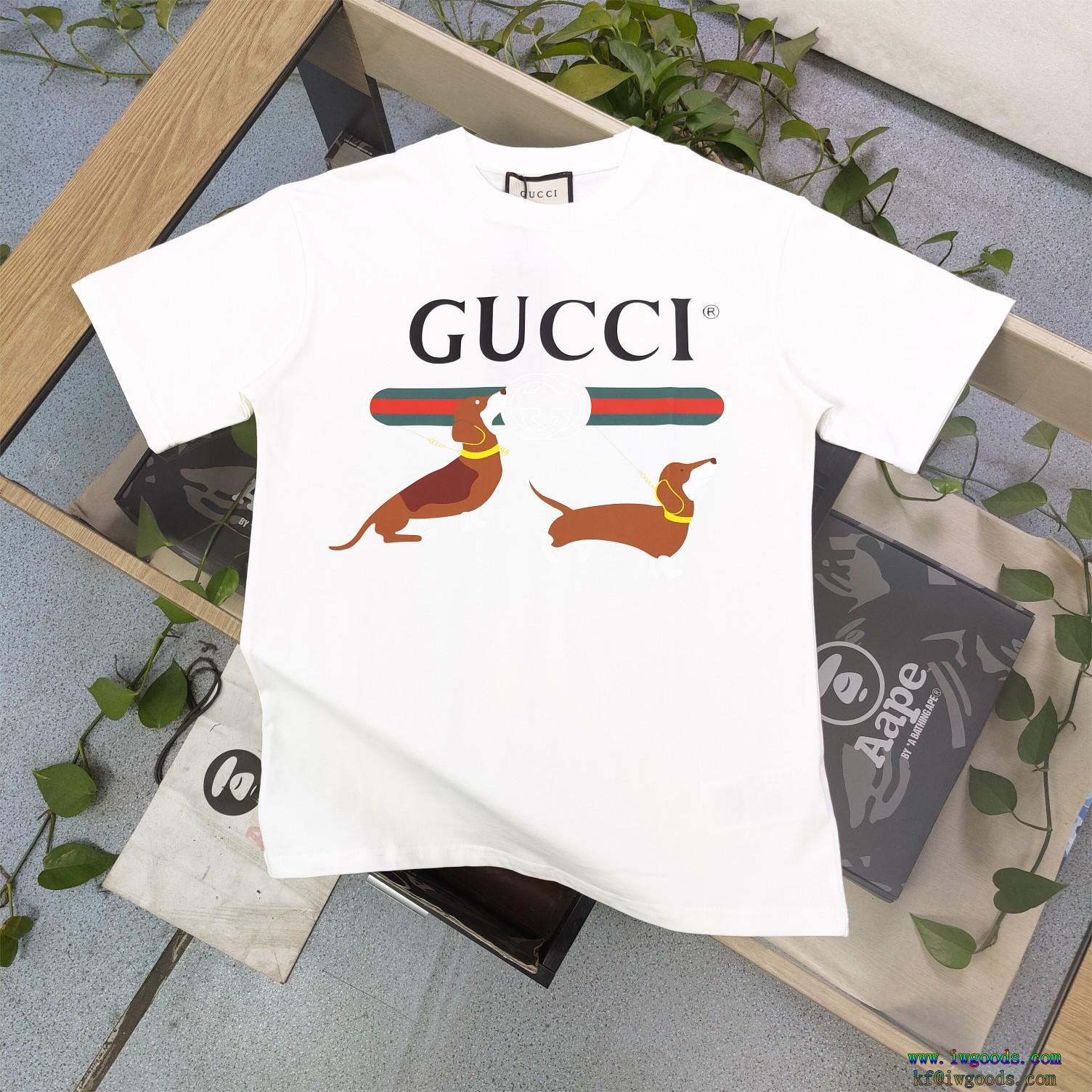 半袖tシャツ【ユニセックス】GUCC1性別関係なく人気最新トレンド2024コレクションブランド 偽物