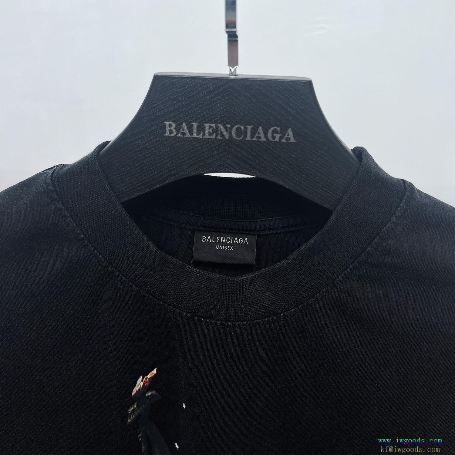 バレンシアガBALENCIAGA半袖tシャツ【ユニセックス】スーパー コピー 品2024トップス最新情報をチェックおしゃれ上級者を目指す
