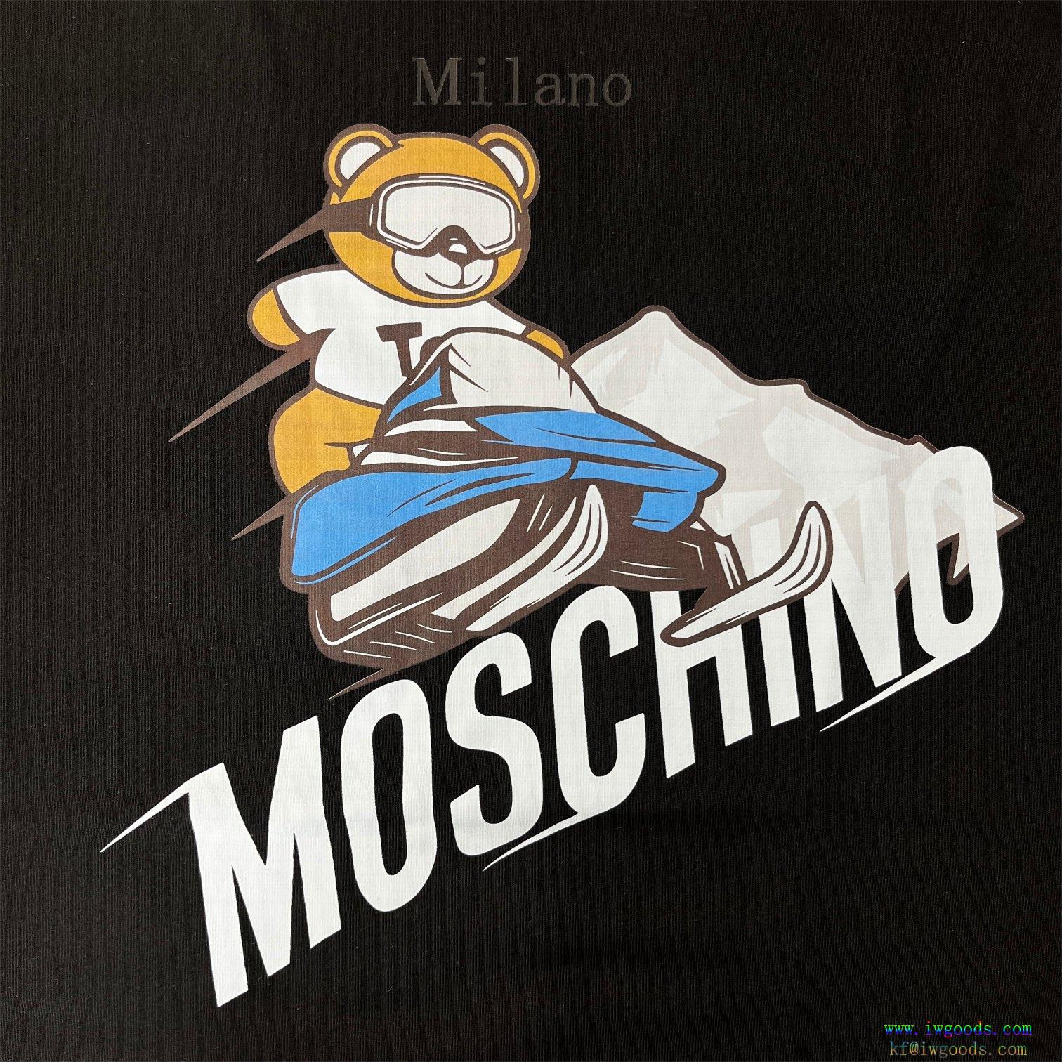 憧れの24新作清潔感で洗練され半袖Tシャツブランド 偽物 激安MOSCHINO モスキーノ