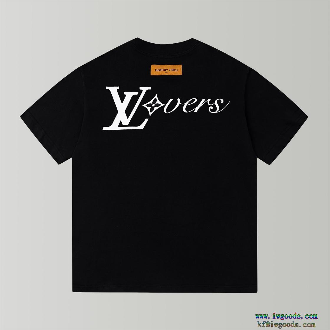 半袖Tシャツ【ユニセックス】ルイヴィトンLOUIS VUITTON夏限定ちょっと大人の印象ブランド スーパー コピー 舗