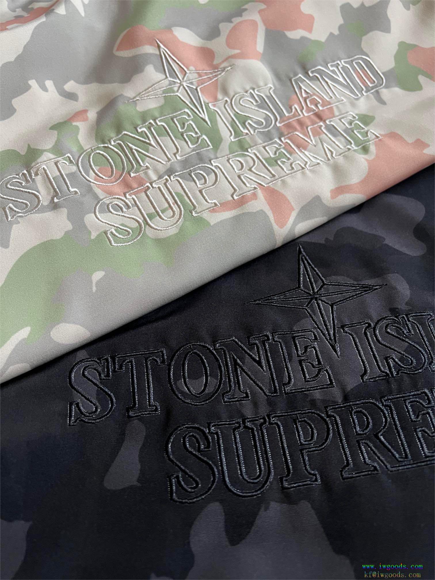 STONE ISLAND X SUPREMEカジュアル反転魅力格安SALE偽 ブランドジャケット