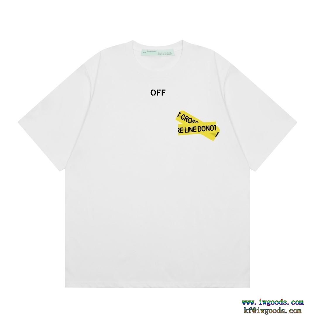 半袖Tシャツ【ユニセックス】限定生産品世界で誰もが憧れるブランドコピー ブランド 優良オフホワイト Off-White