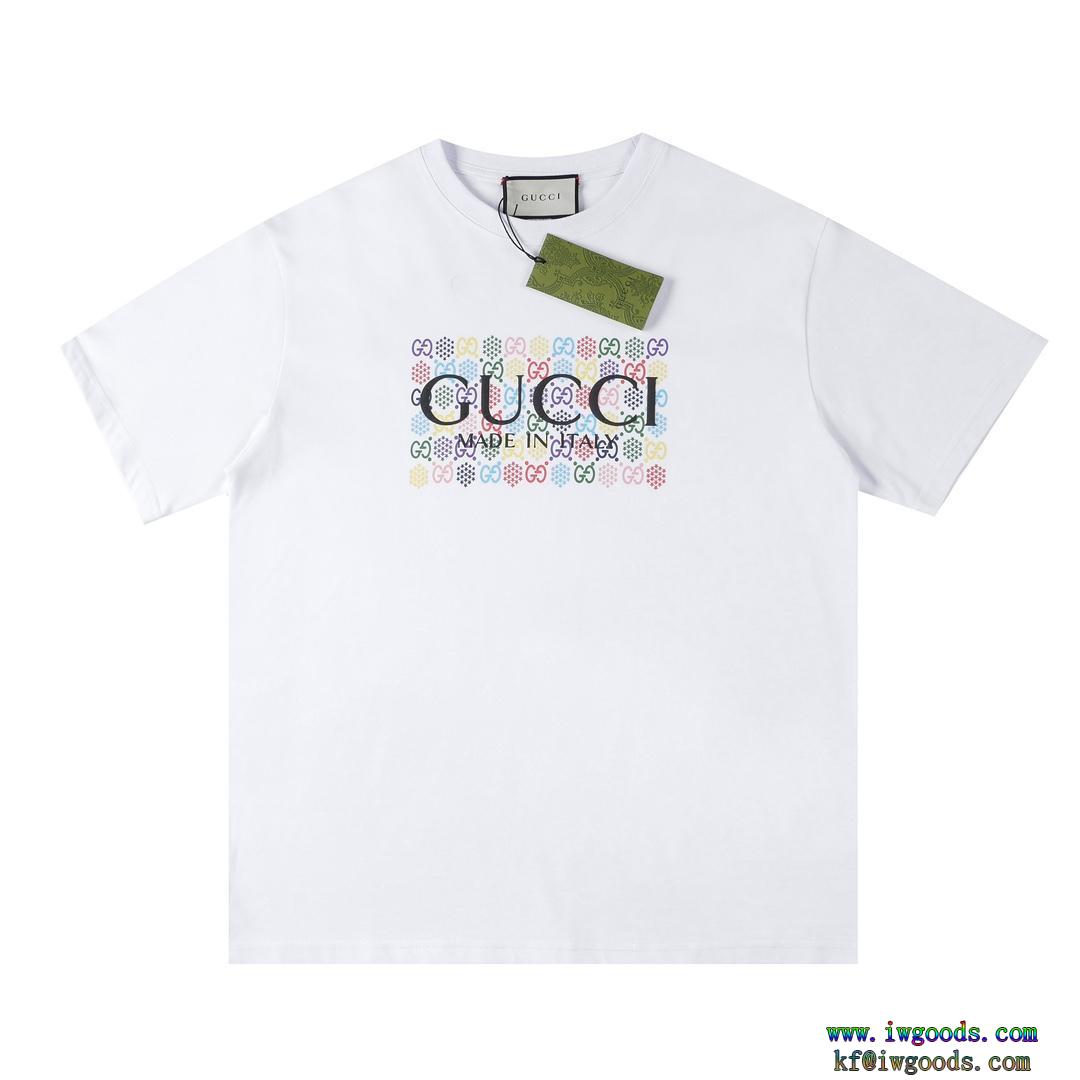 GUCC1おしゃれの幅が広がり完売必須偽物 ブランド半袖Tシャツ【ユニセックス】