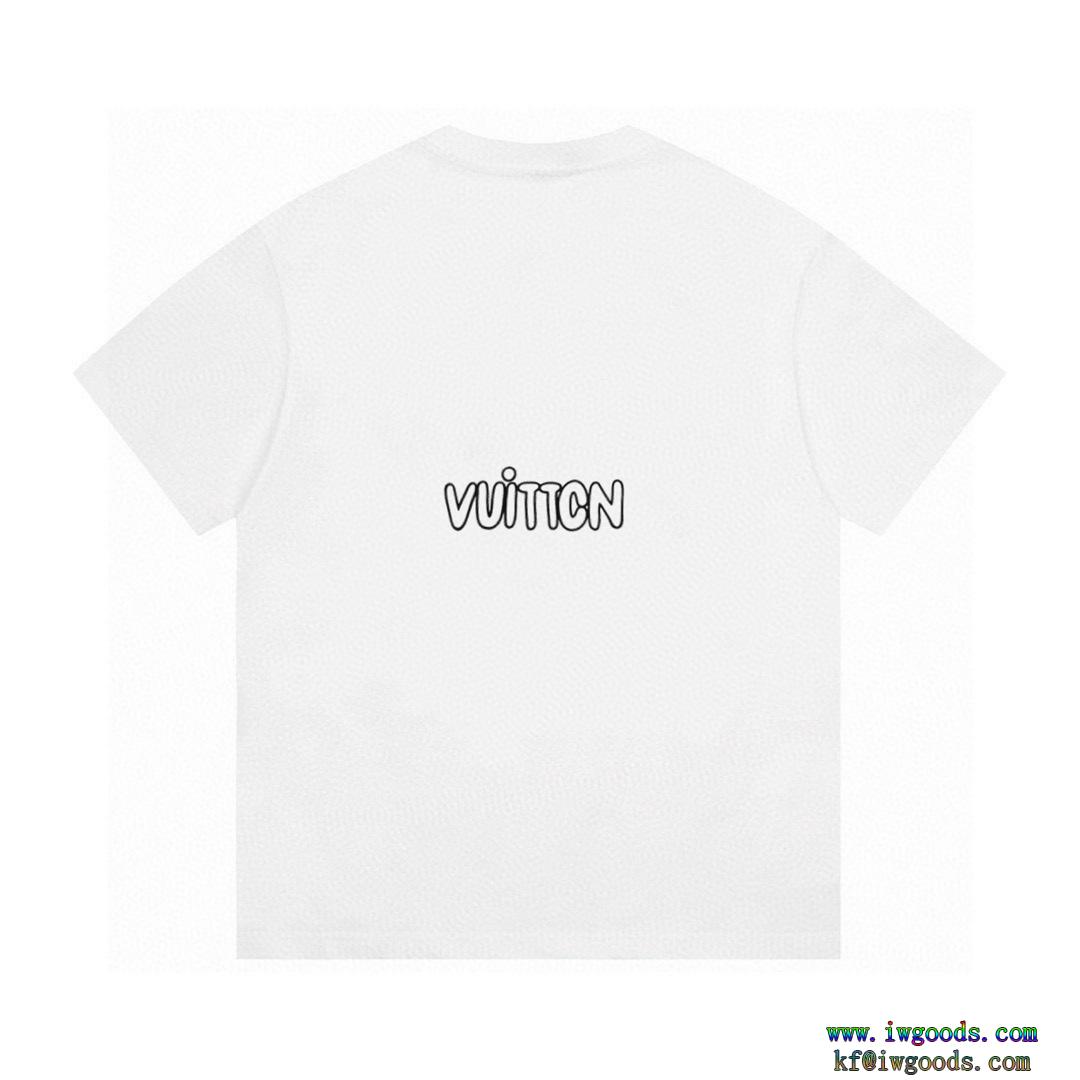 ルイヴィトンLOUIS VUITTON大変人気カジュアルな雰囲気があり半袖tシャツコピー 商品 販売
