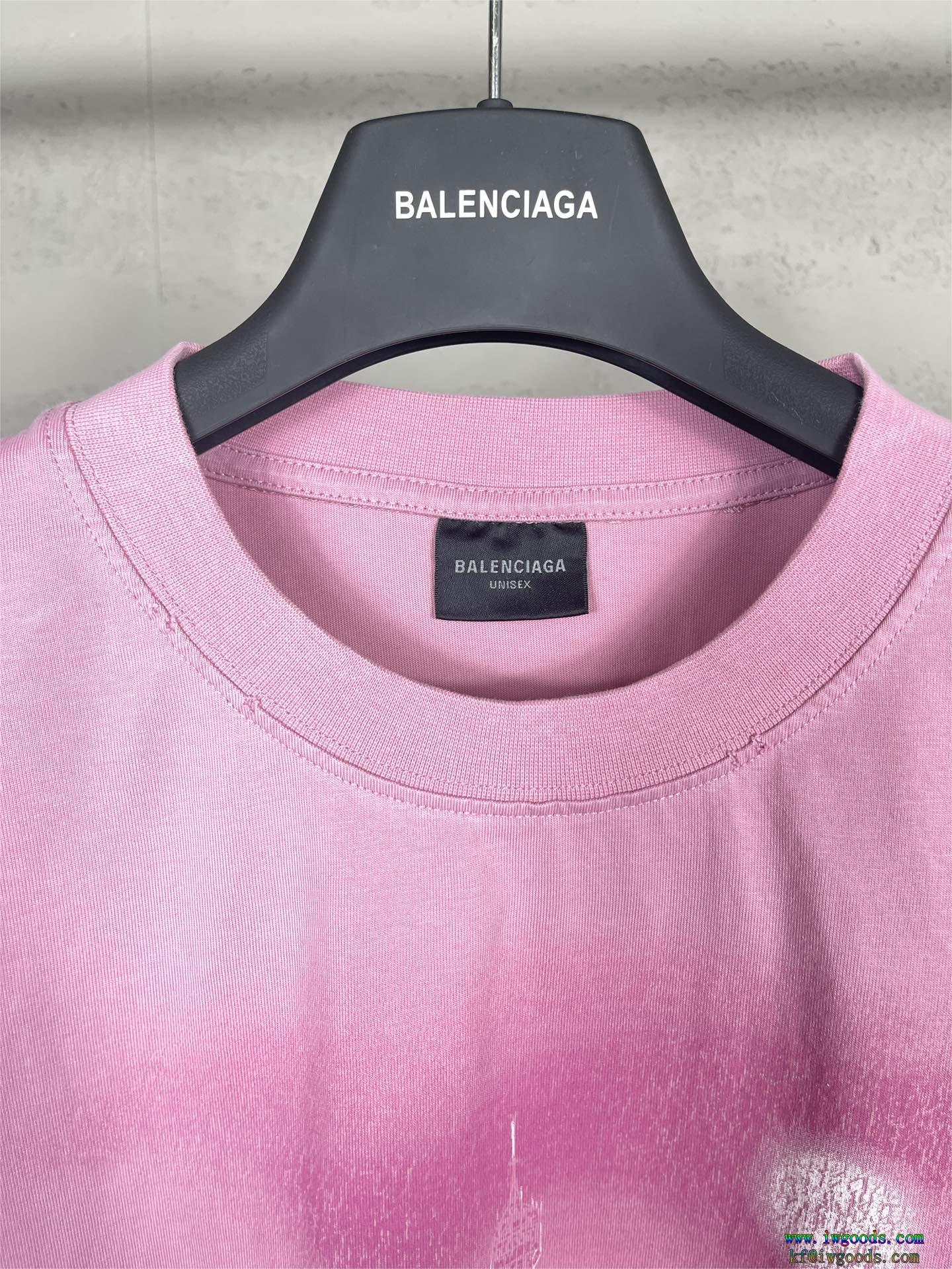 バレンシアガBALENCIAGAイベント2024新作きれいめな印象ブランド コピー 品半袖tシャツ【ユニセックス】