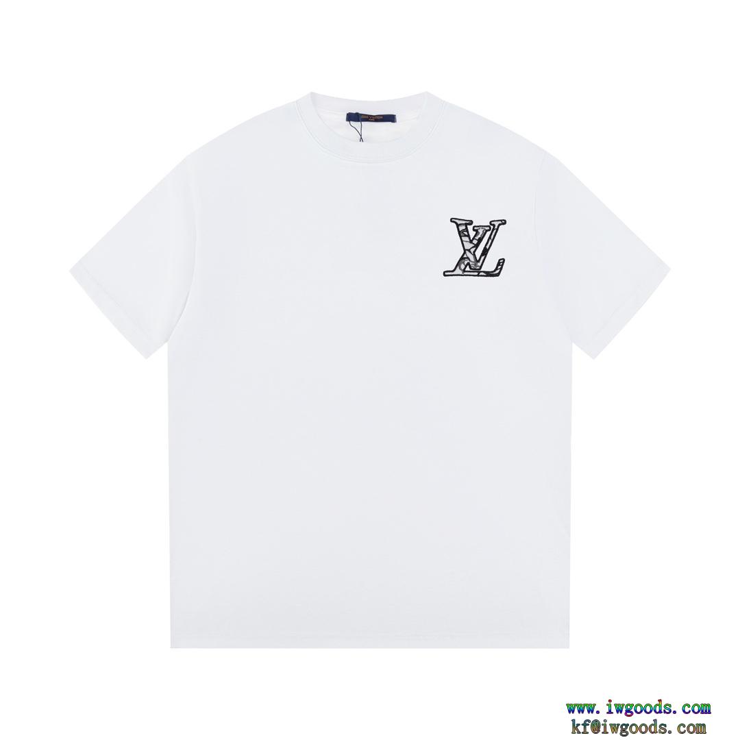 半袖Tシャツ【ユニセックス】コピー 商品 ブランドルイヴィトンLOUIS VUITTON新作2024流行り映え度MAX