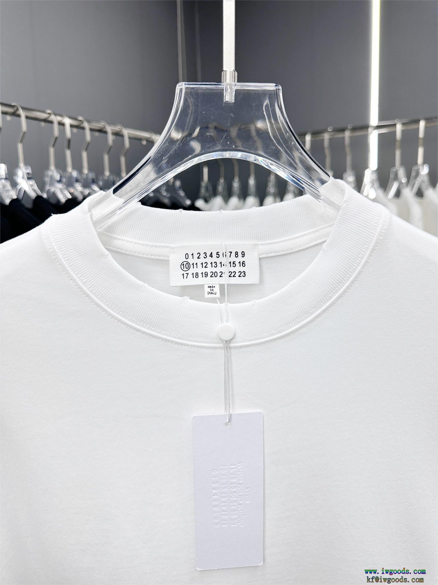 MM6 Maison Margiela メゾン マルジェラ半袖Tシャツ【ユニセックス】コピー ブランド 通販2024追跡付今年流大人っぽさ