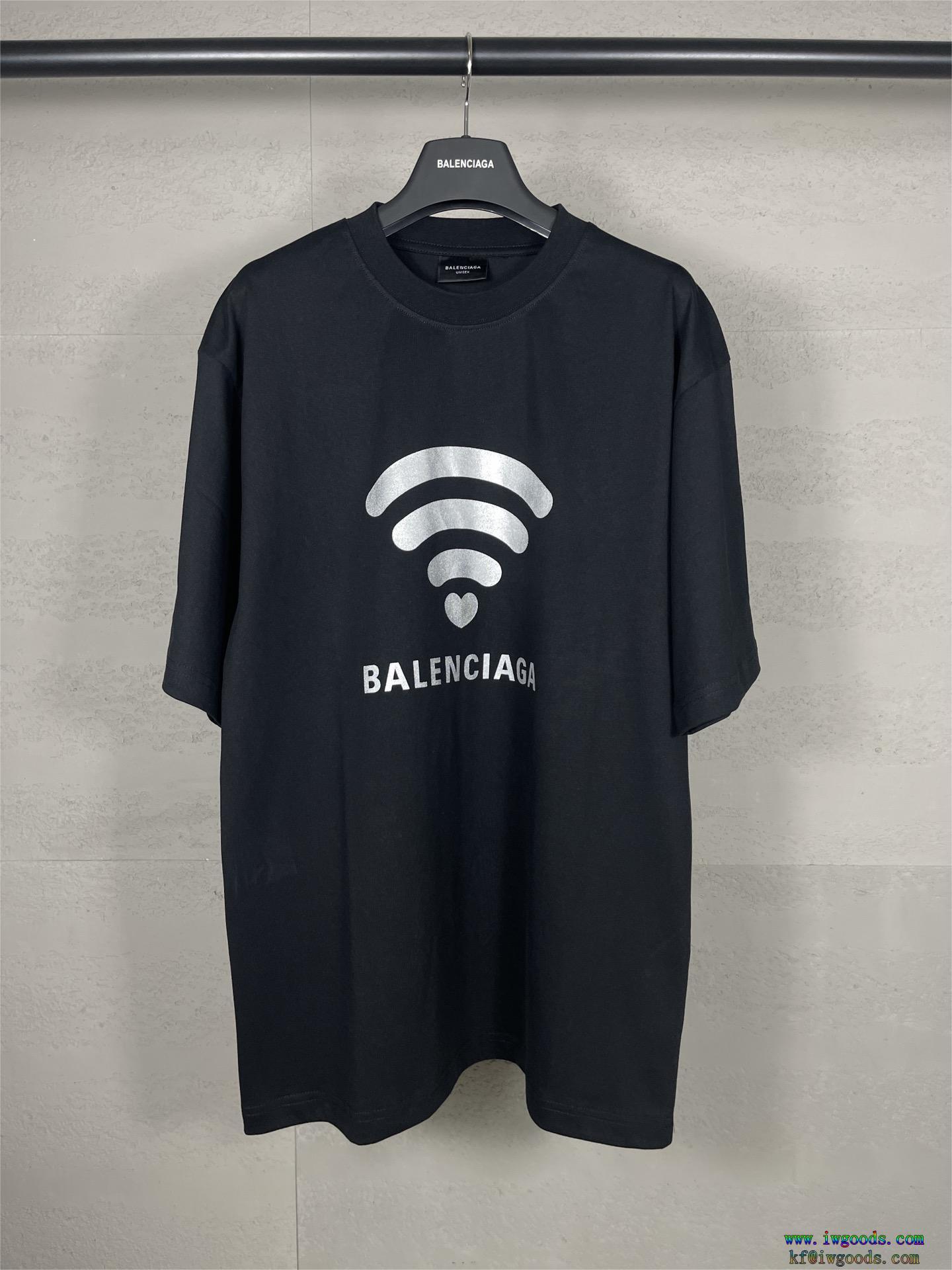 激安 通販 専門半袖Tシャツ【ユニセックス】バレンシアガBALENCIAGA気分が上がる抜け感のあるスタイルが完成