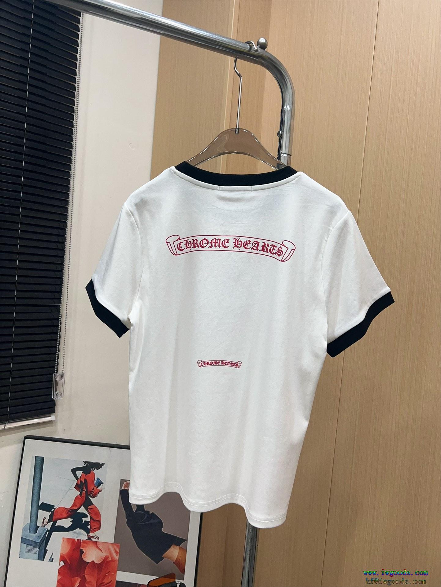 2024年夏最新作流行り半袖Tシャツスーパー コピー 通販CHROME HEARTSクロムハーツ