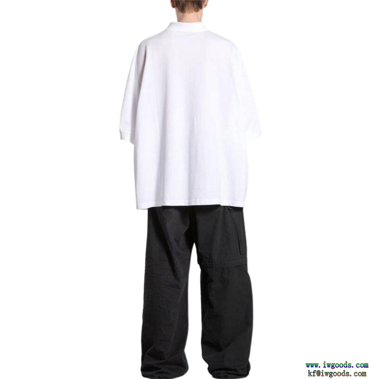 半袖 ポロシャツ【ユニセックス】バレンシアガBALENCIAGA2024年の夏のマスト抜け感のあるスタイルが完成コピー 品 販売