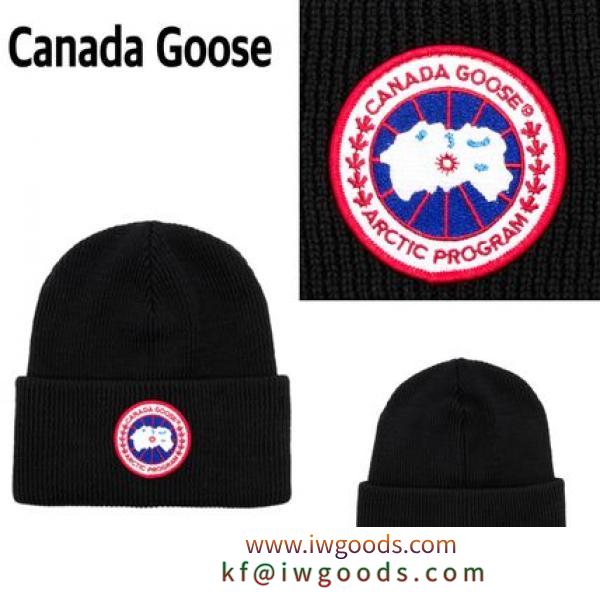 大人気！CANADA Goose スーパーコピー  Arctic Disc Cap ビーニー ニット帽 iwgoods.com:9bwvd4