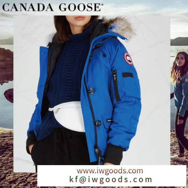 ☆ CANADA Goose コピー品 PBI Chilliwack ブルー ファーフードジャケット iwgoods.com:5od5rn