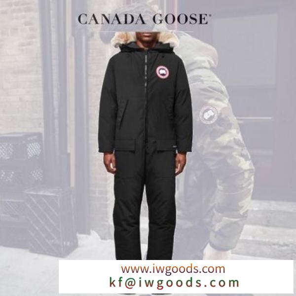 CANADA Goose ブランドコピー商品 Arctic Rigger Coverall スノーパンツブラック iwgoods.com:1imok1