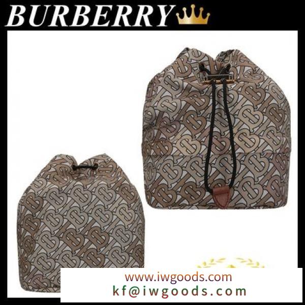BURBERRY 激安スーパーコピー PHOEBE DRAWCORD POUCH IN TB MONOGRAM iwgoods.com:lpbtmf