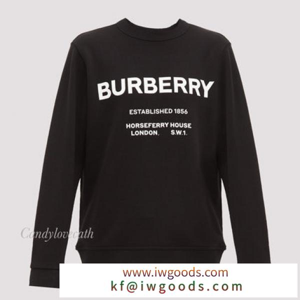 BURBERRY 激安スーパーコピー ホースフェリープリント コットンスウェットシャツ iwgoods.com:wctmss