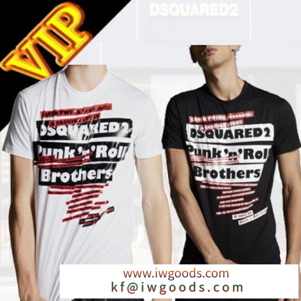 ◆◆VIP◆◆  D SQUARED2  Punk'n'Roll Brothers Ｔシャツ iwgoods.com:ox0brk
