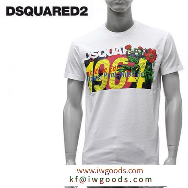 ディースクエアード ブランド 偽物 通販 DSQUARED2 激安コピー メッセージプリント 半袖Tシャツ iwgoods.com:fm6tqw
