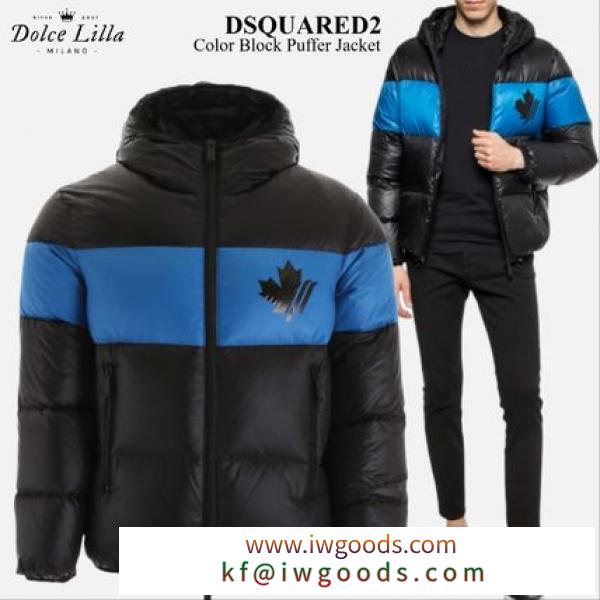 DSQUARED2 ブランドコピー　Color Block Puffer Jacket iwgoods.com:cywjxs