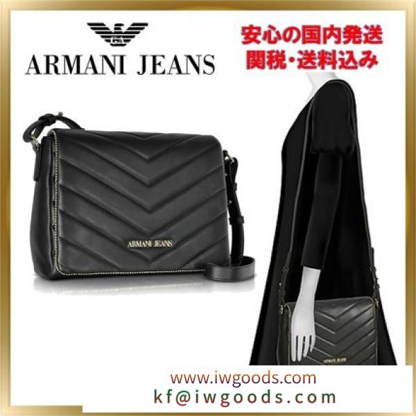◇ ARMANI コピー品 JEANS ◇ Faux Leather Crossbody 【関税送料込】 iwgoods.com:z7yivm