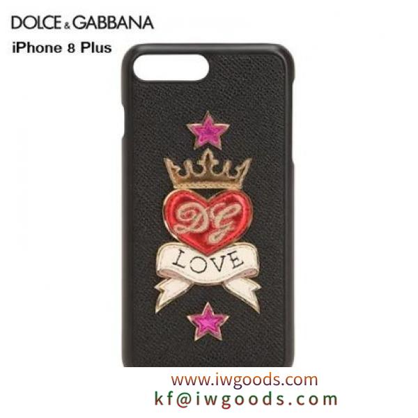 Dolce & Gabbana ブランド コピー ドルガバ LOVE レザー iPhone 8Plus ケース iwgoods.com:vg7xac