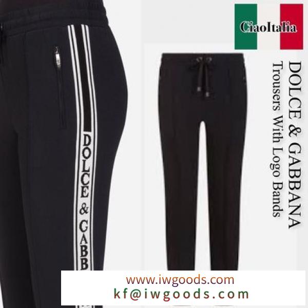 Dolce Gabbana ブランド 偽物 通販 trousers with logo bands iwgoods.com:osp6a4