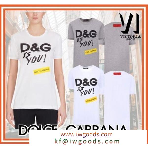 ☆Dolce&Gabbana ブランドコピー通販☆"D&G is you"プリントTシャツ iwgoods.com:3w41fz