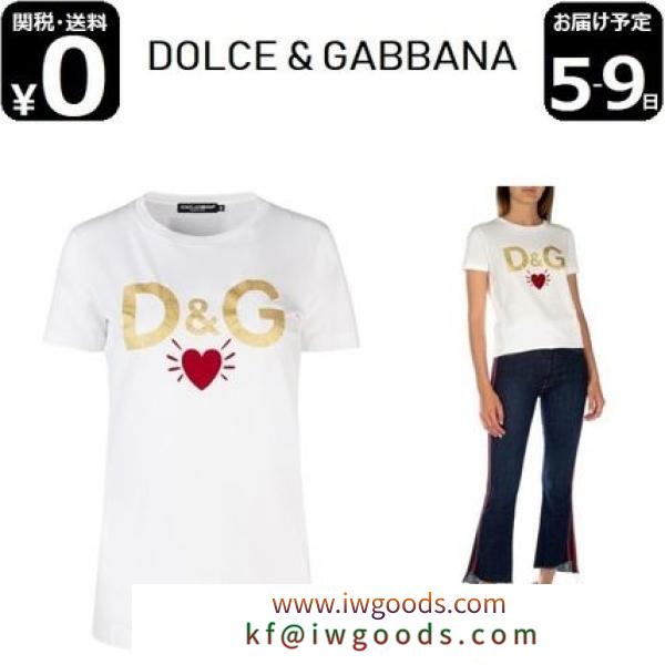 DOLCE & Gabbana ブランド 偽物 通販 ドルチェ & ガッバーナ ブランドコピー商品  コットン Tシャツ iwgoods.com:951mzd